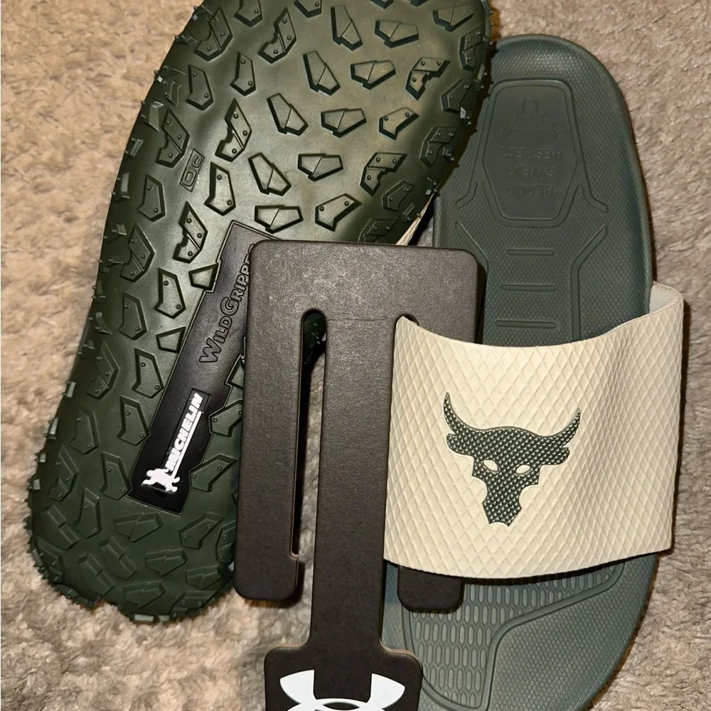 New men’s project rock UA under armour michelin wild grippers slide size